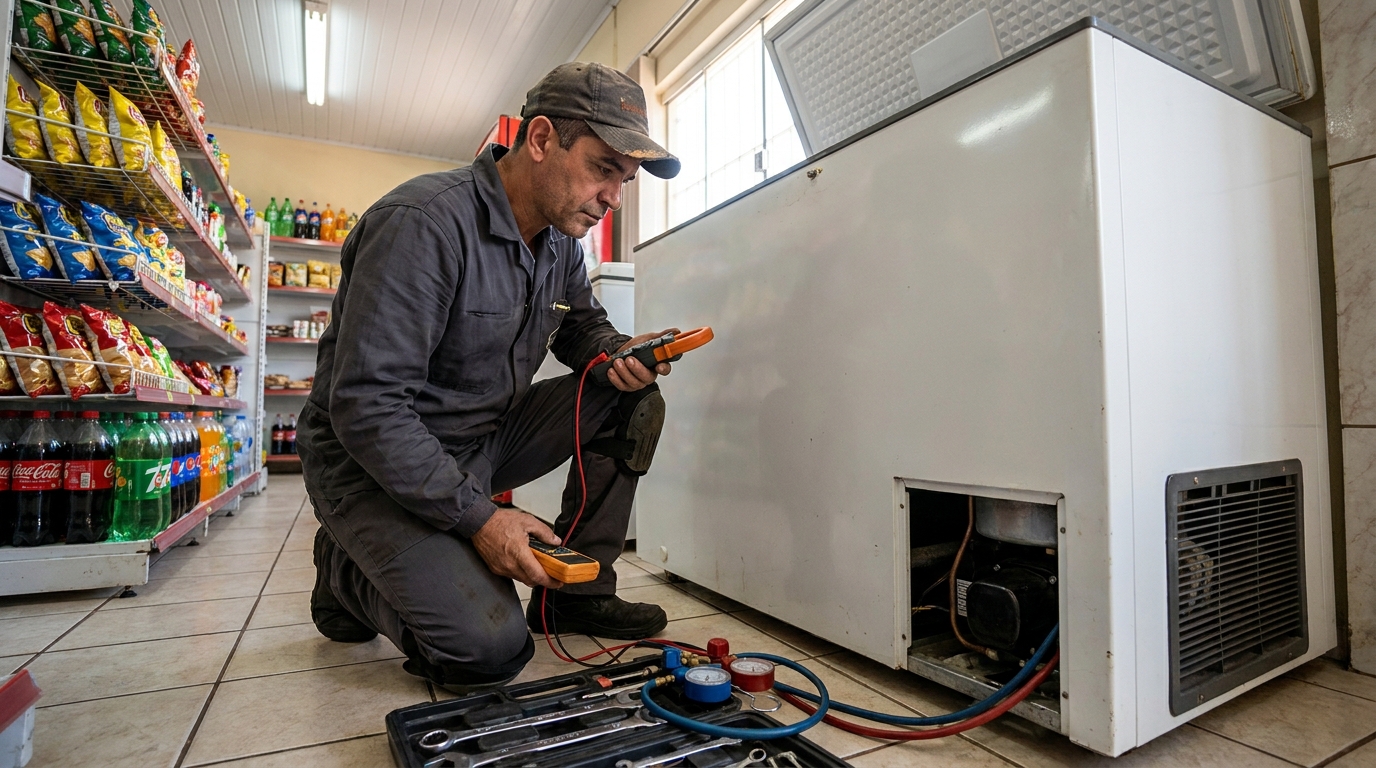 Conserto de placa eletrônica de freezer em Recife‑PE